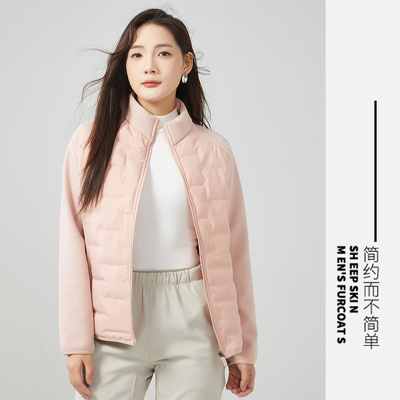 男女同款羊毛外套运动骑行轻薄气绒衣保暖白金蓄热内胆棉服冬2585|undefined