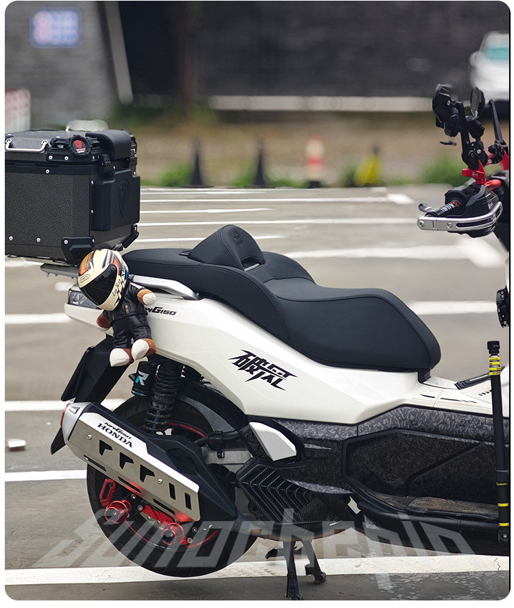Suitable for Wuyang Honda Nwg150 Modified Seat Cushion Plus Soft Q Elastic Latex Seat Cushion with Lumbar Support, Comfortable and Non-Slip