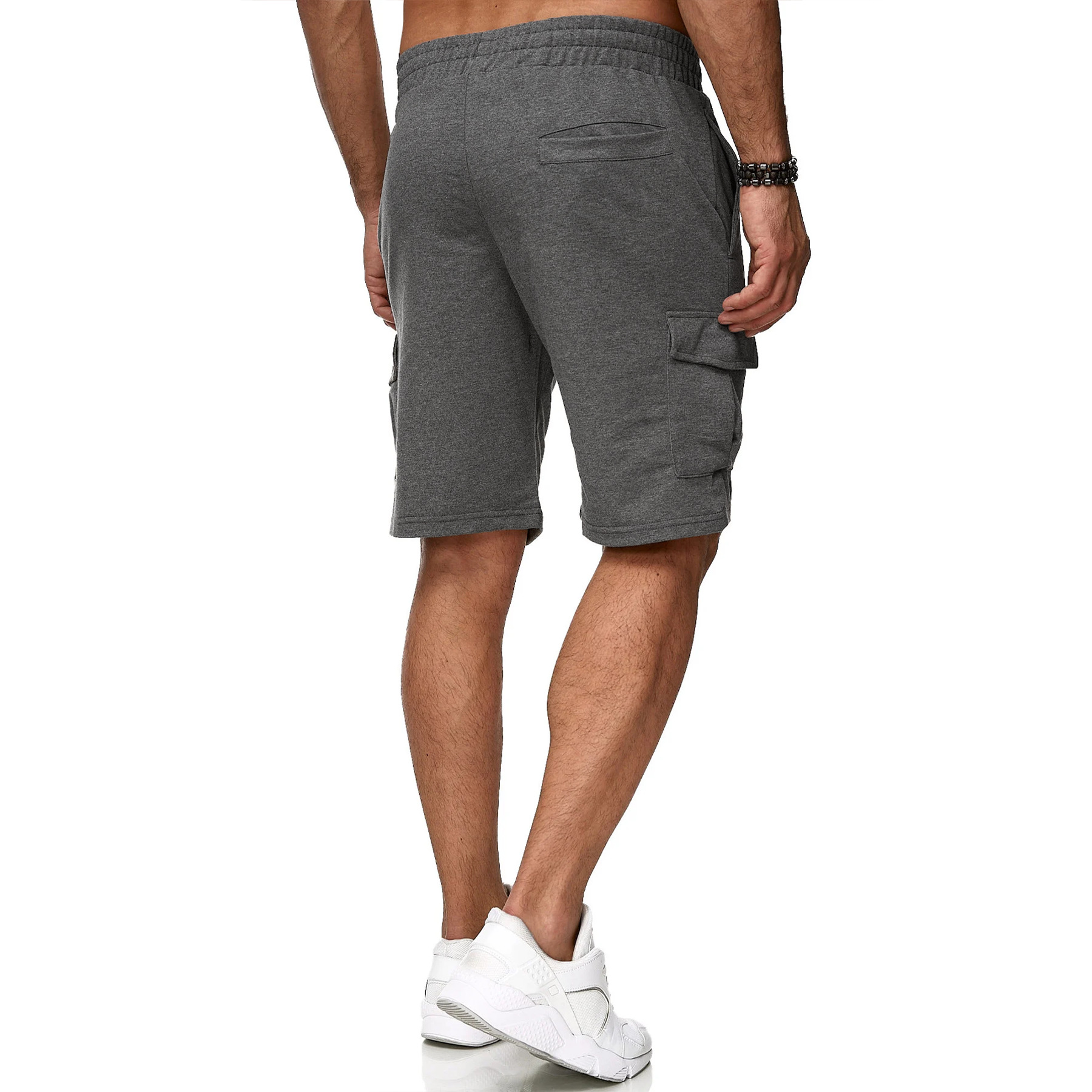 Men's Solid Color Sports Loose Men's Bottoms display picture 4