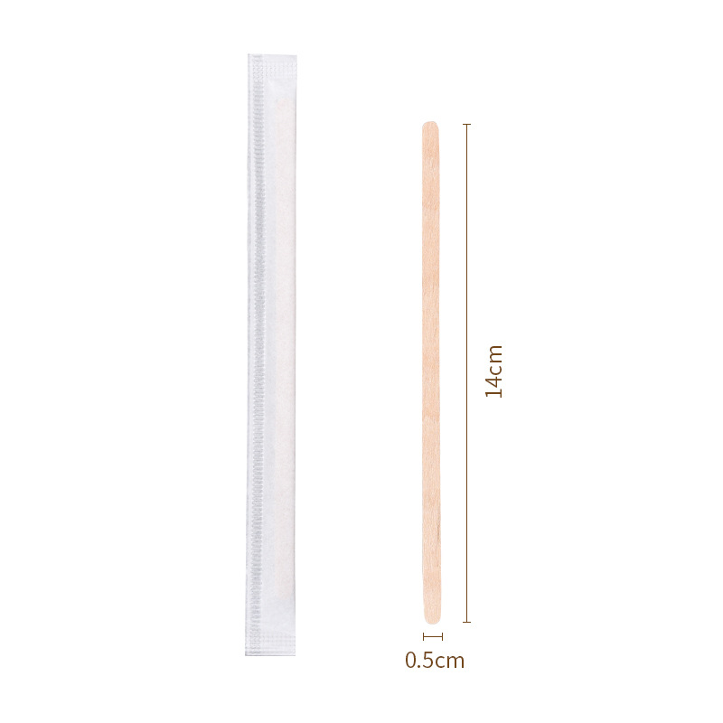 Barra de batida de café desechable madera leche infantil en polvo barra de batida de leche empaquetada independiente té de leche bebida caliente barra de batida transfronteriza