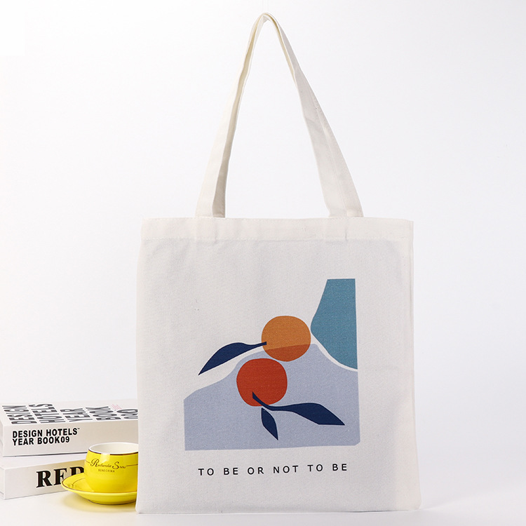 批发学生手提单肩背包购物袋 定制广告宣传棉布袋定制logo