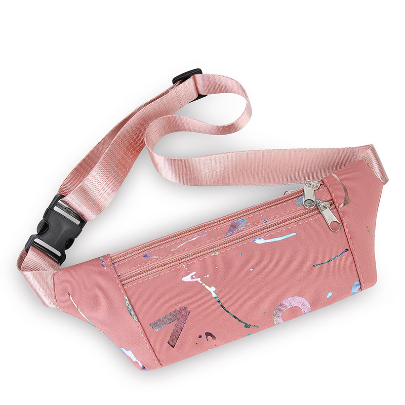 [ordinary style] sports waist bag-pink-1 piece
