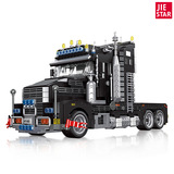 Тяжелый реалистичный грузовик, конструктор для мальчиков, игрушка, подарок на день рождения