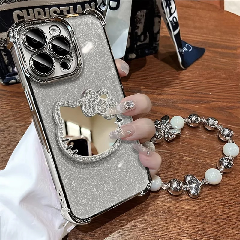 Simple airbag de cuatro esquinas para iphone15 Mickey Mirror 16ProMax funda para teléfono 13 soporte Apple 14 16