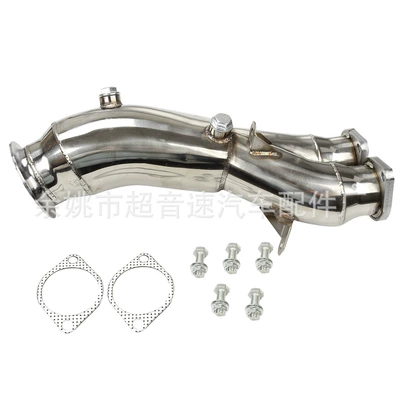 Car Accessories exhaust pipe modification cross-border support overseas warehouse delivery suitable for 335I stainless steel intake manifold (Exhaust manifold)