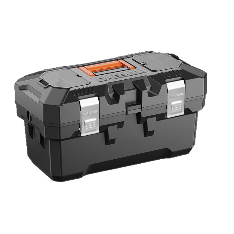 Caja de almacenamiento de herramientas de bosque verde multifuncional de reparación rápida de hardware de alta capacidad industrial portátil eléctrico montado en el vehículo