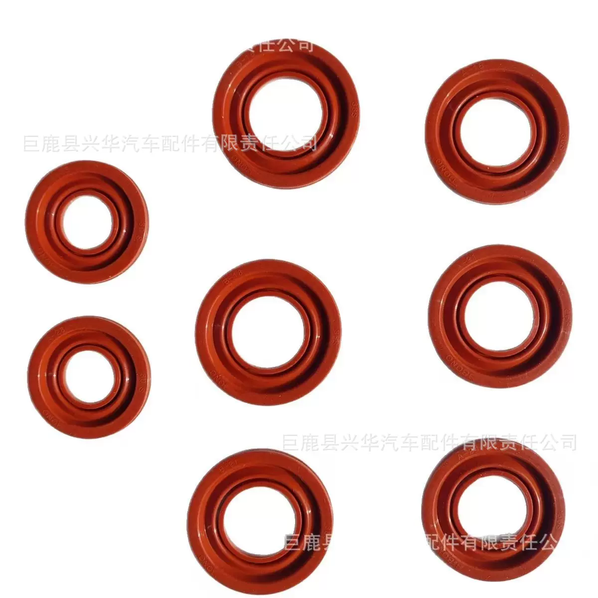 汽车卡钳红色硅胶活塞油封防尘罩制动钳密封件AK26S28S三元乙丙