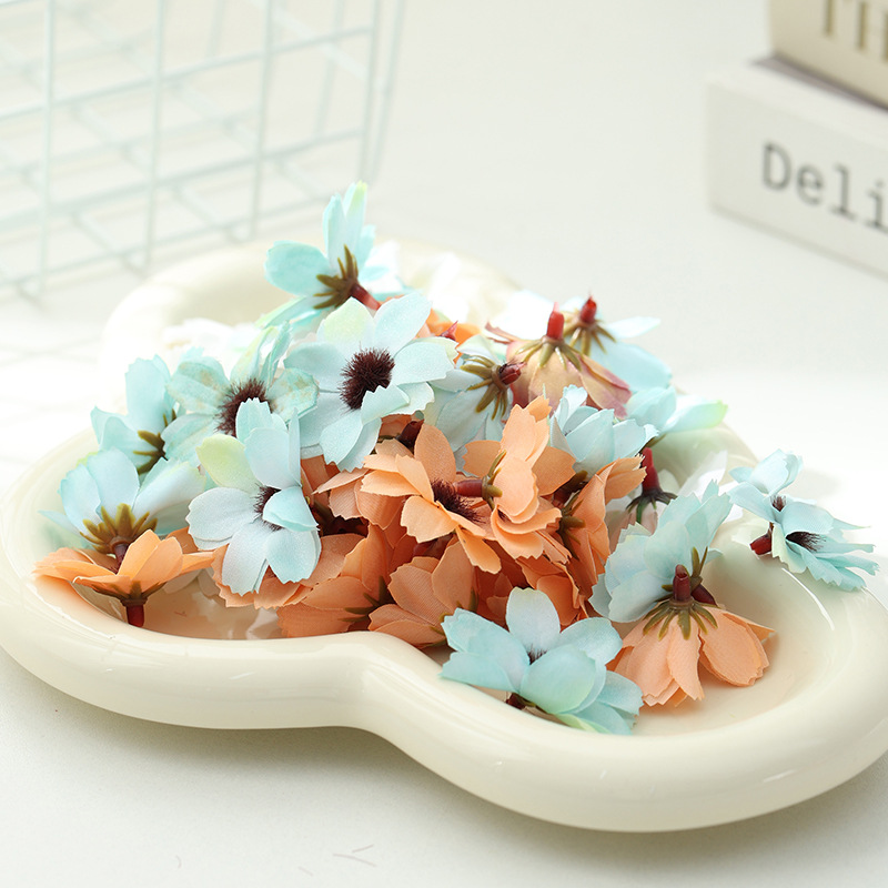 Simulated Pearlescent Jumping Orchid Chrysanthemum Flower Head DLY…