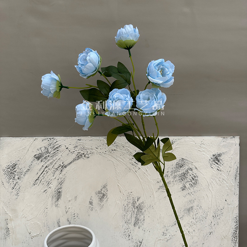 Sky blue exquisite peony