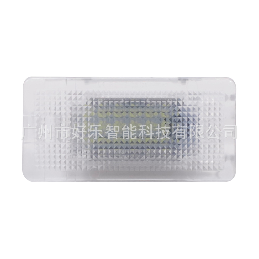Suitable for BMW E39 LED license plate lights, transparent model, always-on white light, car license plate light replacement