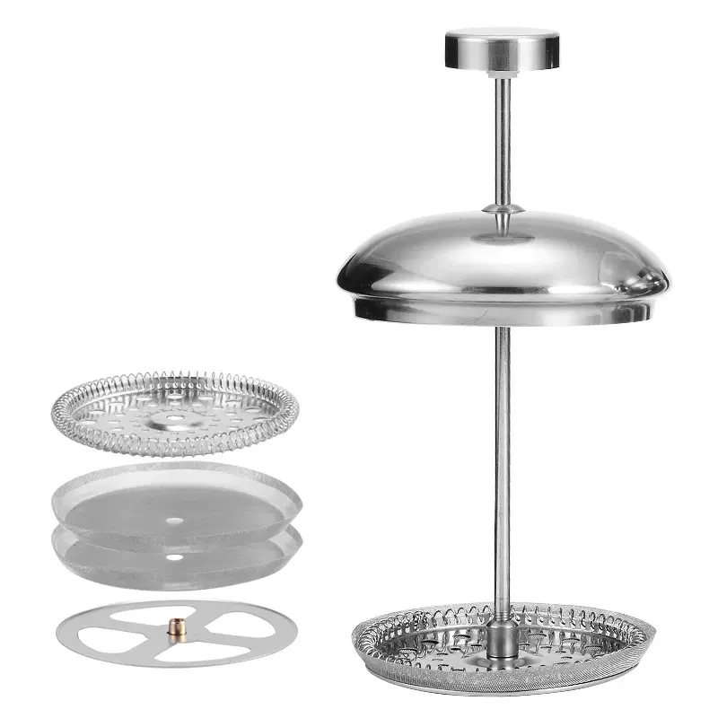 全套冲茶器不锈钢304网片加厚咖啡机滤片咖啡过滤网片法压壶配件