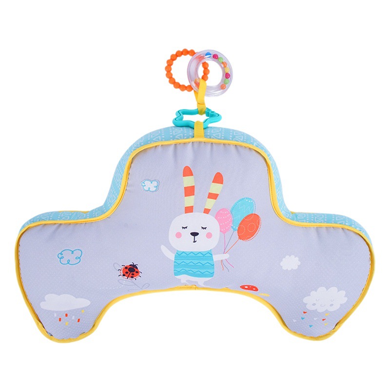 Sozzy bebé gateando almohada bebé educativo gateando ejercicio cabeza-arriba almohada acostada 0-años recién nacido almohada de juguete calmante
