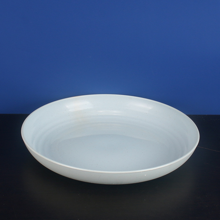 28cm disco 4 Unids paja de trigo placa de la torta placa de fruta resistente a la caída de la placa del hogar restaurante plato vajilla