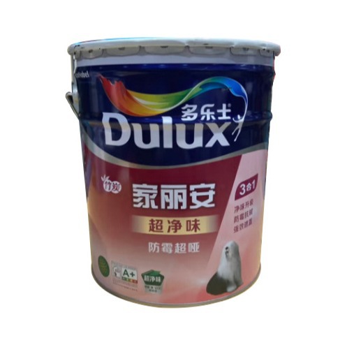 多乐士家丽安净味竹炭易擦洗3合1墙面漆内墙漆乳胶漆室内墙漆