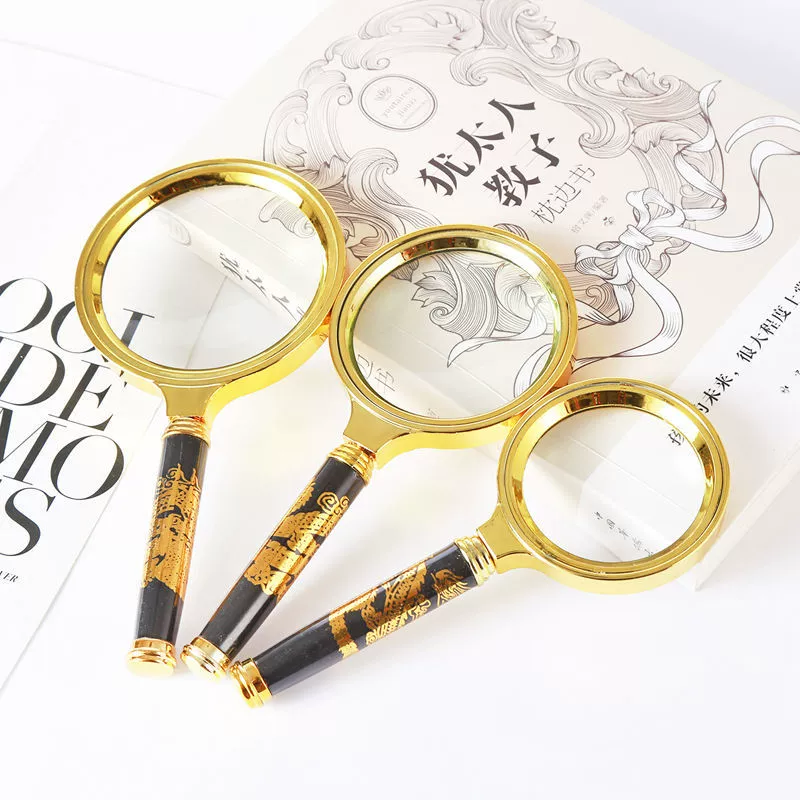 Handheld Magnifying Glass — Reading & Science, 50–80 mm Lenses, Folding & Fixed Models