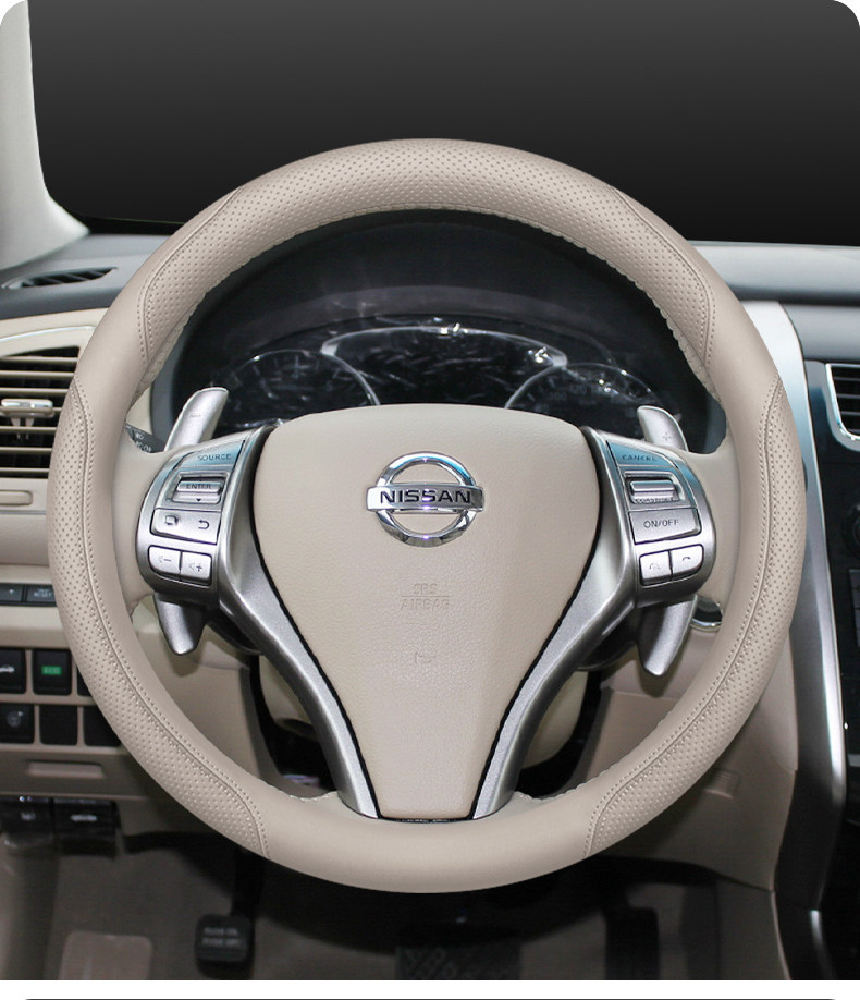 Suitable for Nissan Steering Wheel Covers for 14Th Generation Sylphy, Classic Teana, Qashqai, X-Trail, Sunny, and All-Season Universal Car Steering Wheel Covers
