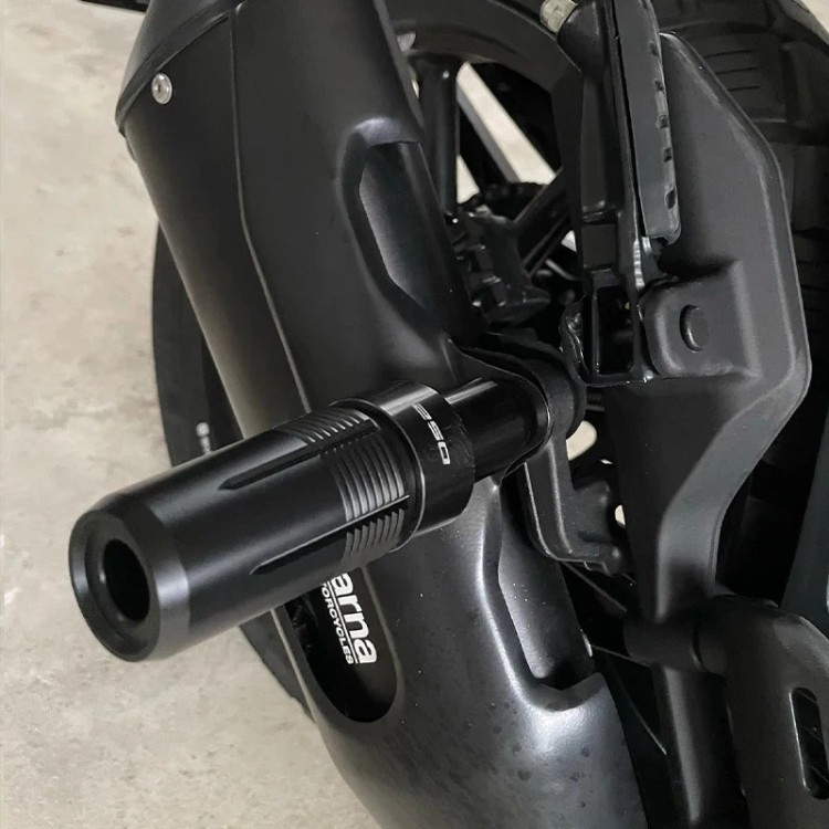 Suitable for Husqvarna401 Svartpilen401/250 25-Year Body Anti-Fall Protection Ball + Exhaust Anti-Fall Protection Ball