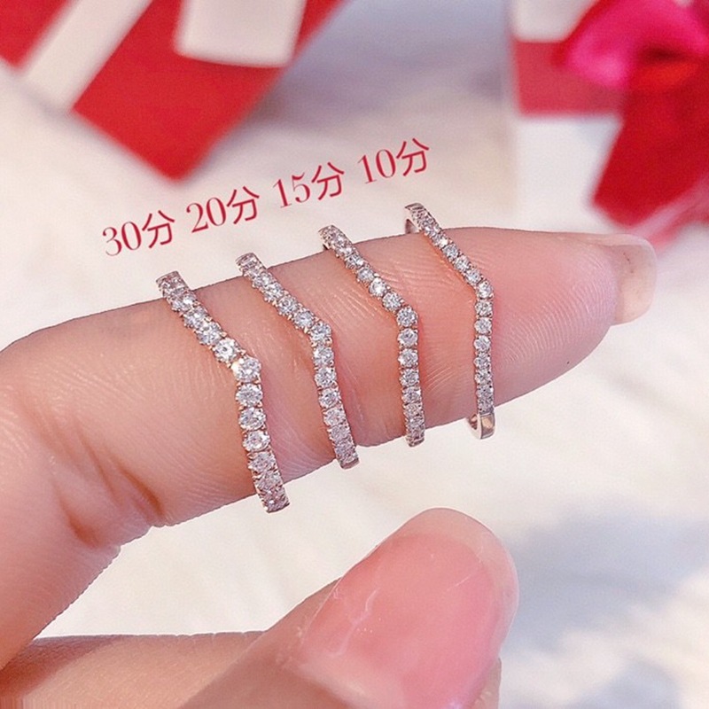 Fresh ring heart shaped