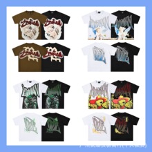 26FW��ʽ����MIXED EMOTION��īֱ��ӡ������������Ů�ļ�����T��