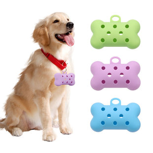 Silicone Pet Garbage Bag Dispenser Dog Feces Picking Bag Storage Outdoor Dog Walking Portable Picking Bag Container