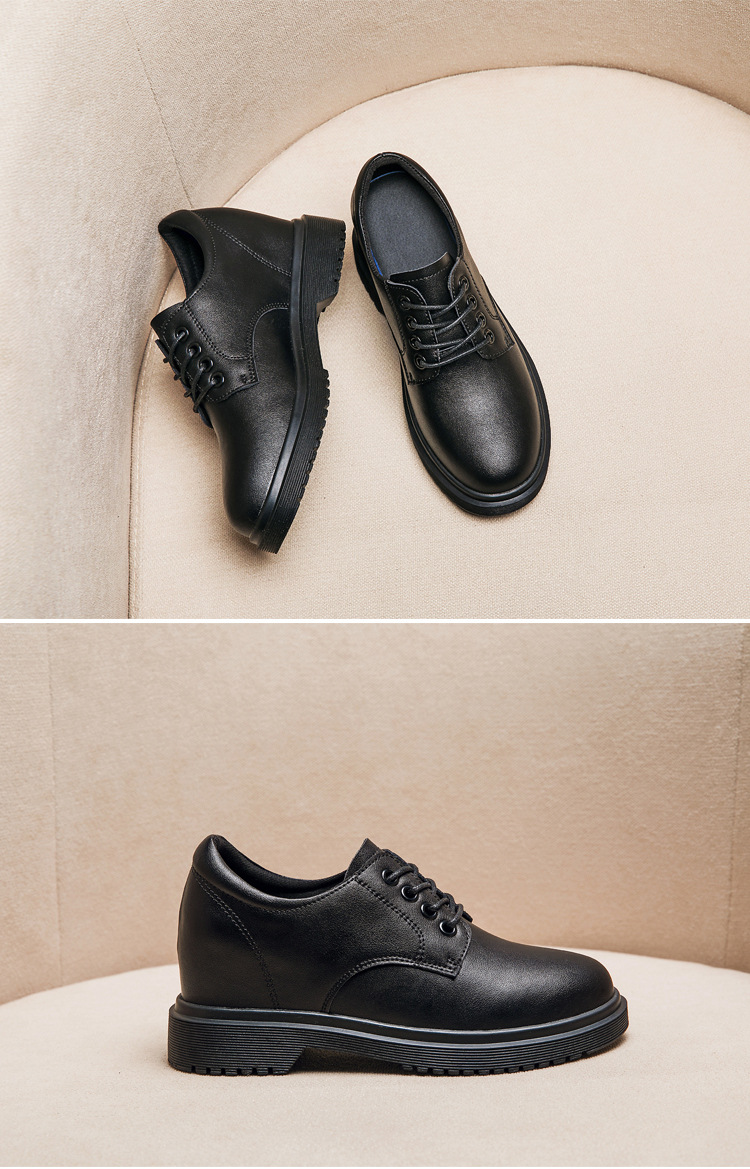 Mocassins en cuir verni à bout carré pour femme, chaussures décontractées à enfiler, chaussures_voghion.com