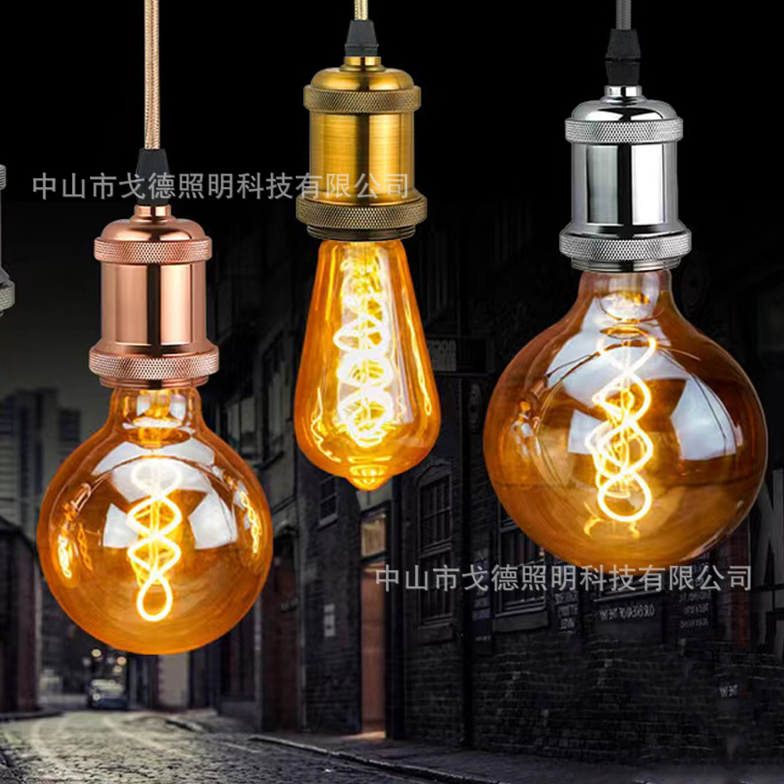 Comercio electrónico transfronterizo exclusivamente para portalámparas American Edison lámpara creativa de bricolaje portalámparas retro portalámparas E27E26