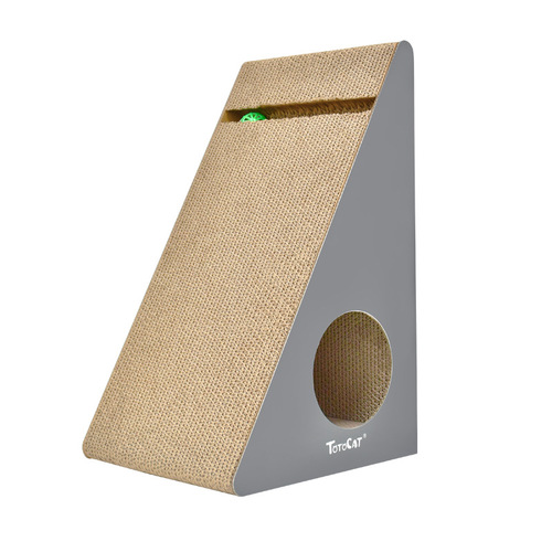 Deku Cat Scratching Board Corrugated Paper Large and Small Triangular Cat Scratching Board Cat Claw Grinding Toy Multi-faceted Available in Multiple Sizes