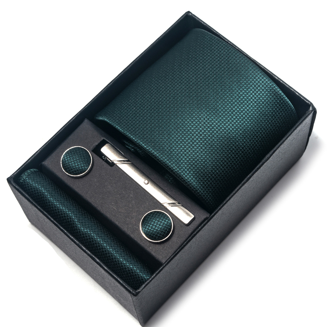 Coffret cadeau de couleur nette pour hommes, 1200 aiguilles, ensemble de robe d'affaires de groupe, cravate de mariage, usine_voghion.com