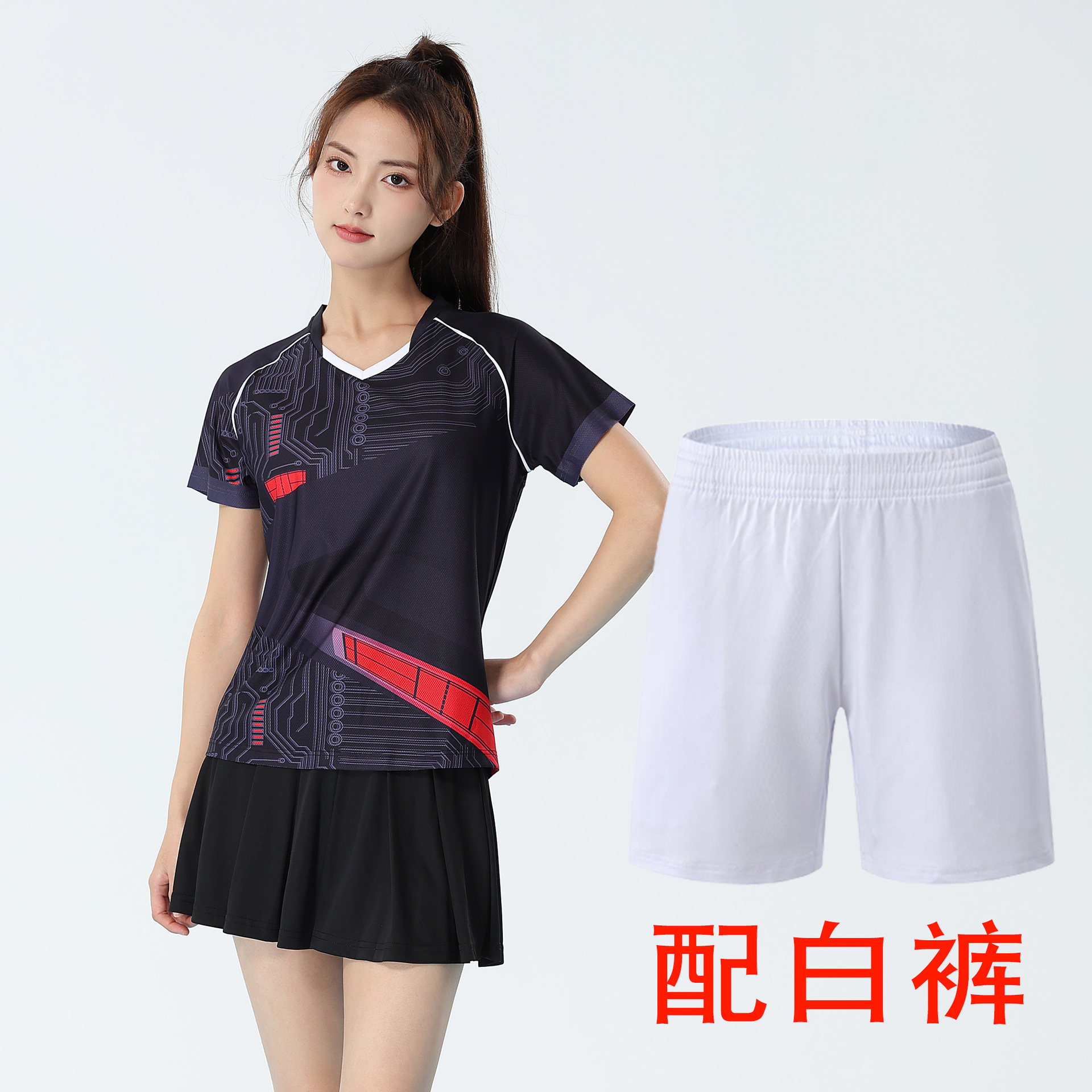 [Fábrica directa] nuevo bádminton para adultos, ropa de tenis de mesa transpirable, ropa de tenis personalizada