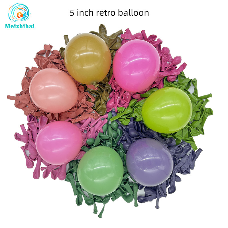 5-inch Macaron Balloon Wholesale Transparent Wedding Room Decoration Balloon Wedding Decoration Birthday Arrangement Set Customized