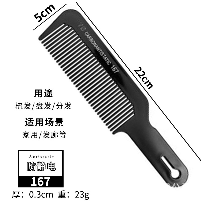 Fuente fabricante transfronterizo Tapa de Tony Venta caliente transfronteriza Peluquería Herramientas de peluquería Venta caliente Peine de cola puntiaguda Exceptor de permanente de dientes densos