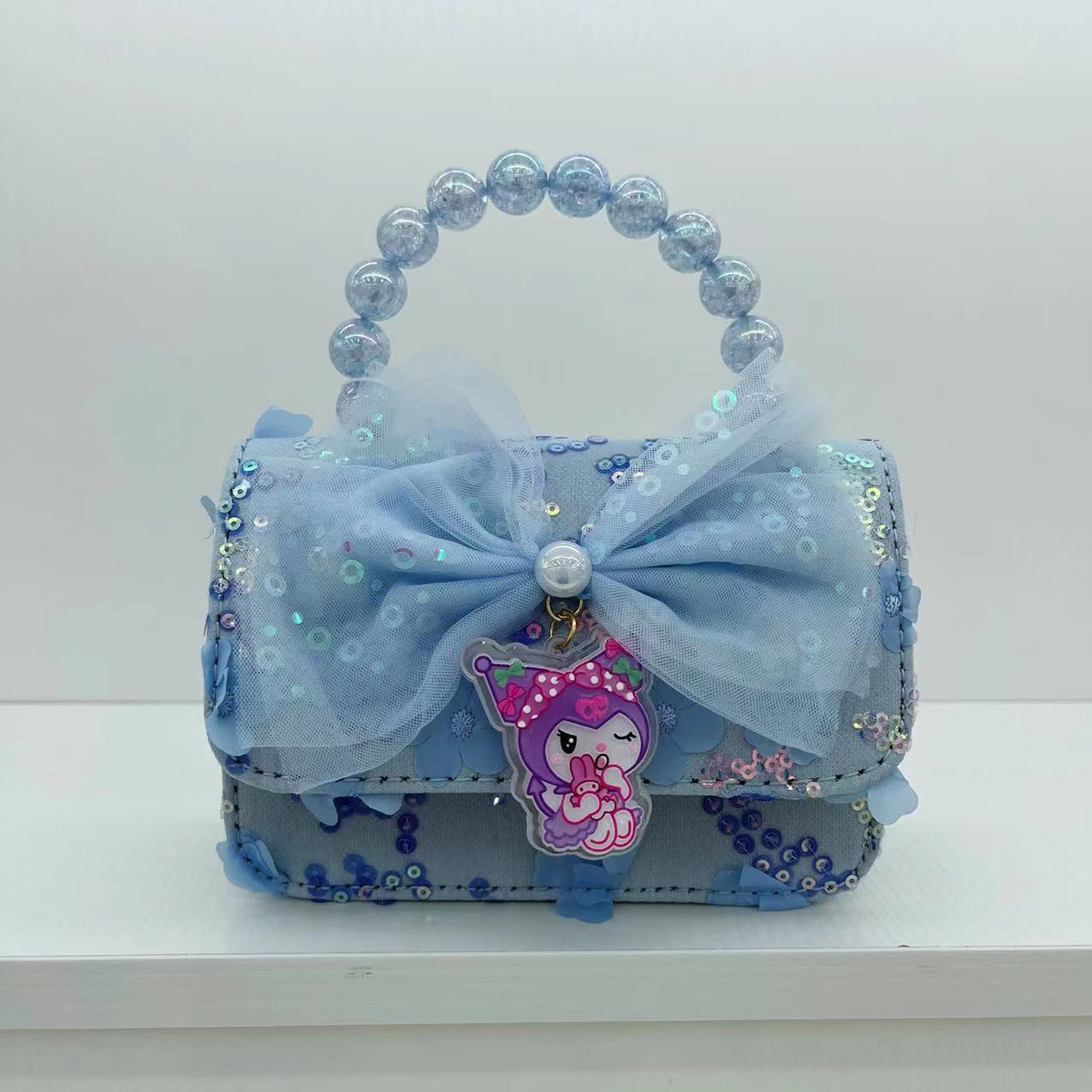 El arco de encaje Aisha bolsa de chicas hadas bolso de cambio de perlas 2025 primavera nuevo arco de rojo en línea bolso de tramo inclinado