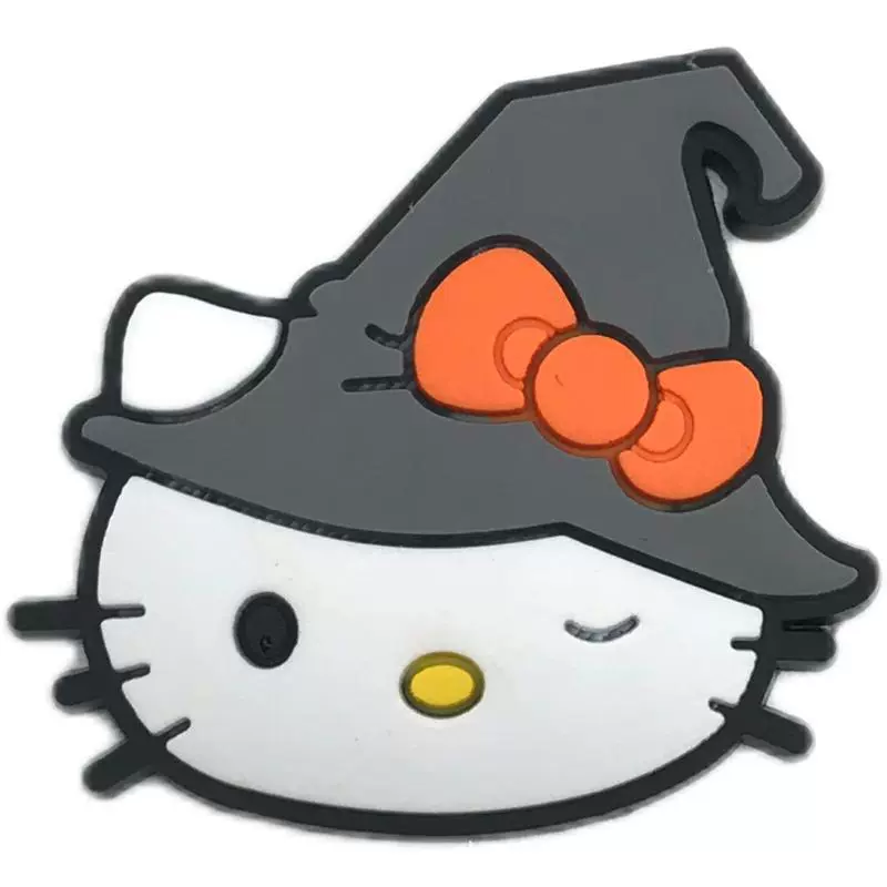 Hello Kitty, мультяшные туфли, съемная пряжка для обуви