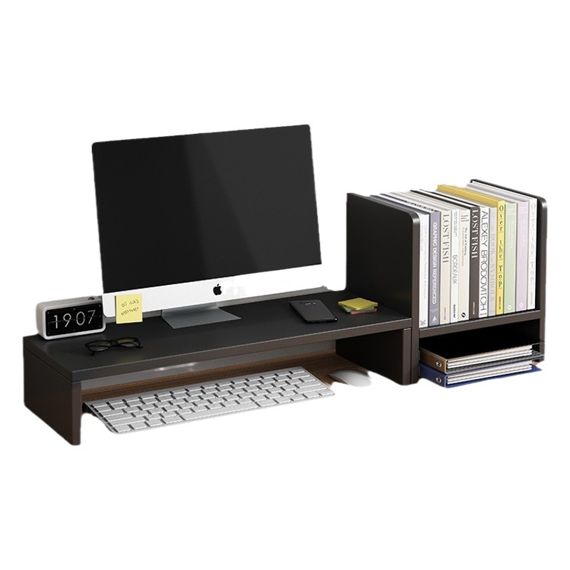 Soporte de monitor de la computadora soporte pad base soporte de escritorio estante de almacenamiento de escritorio estante de escritorio