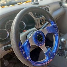 momo仿赛车13寸方向盘东南v3菱悦方向盘改装竞技方向盘14寸方向盘