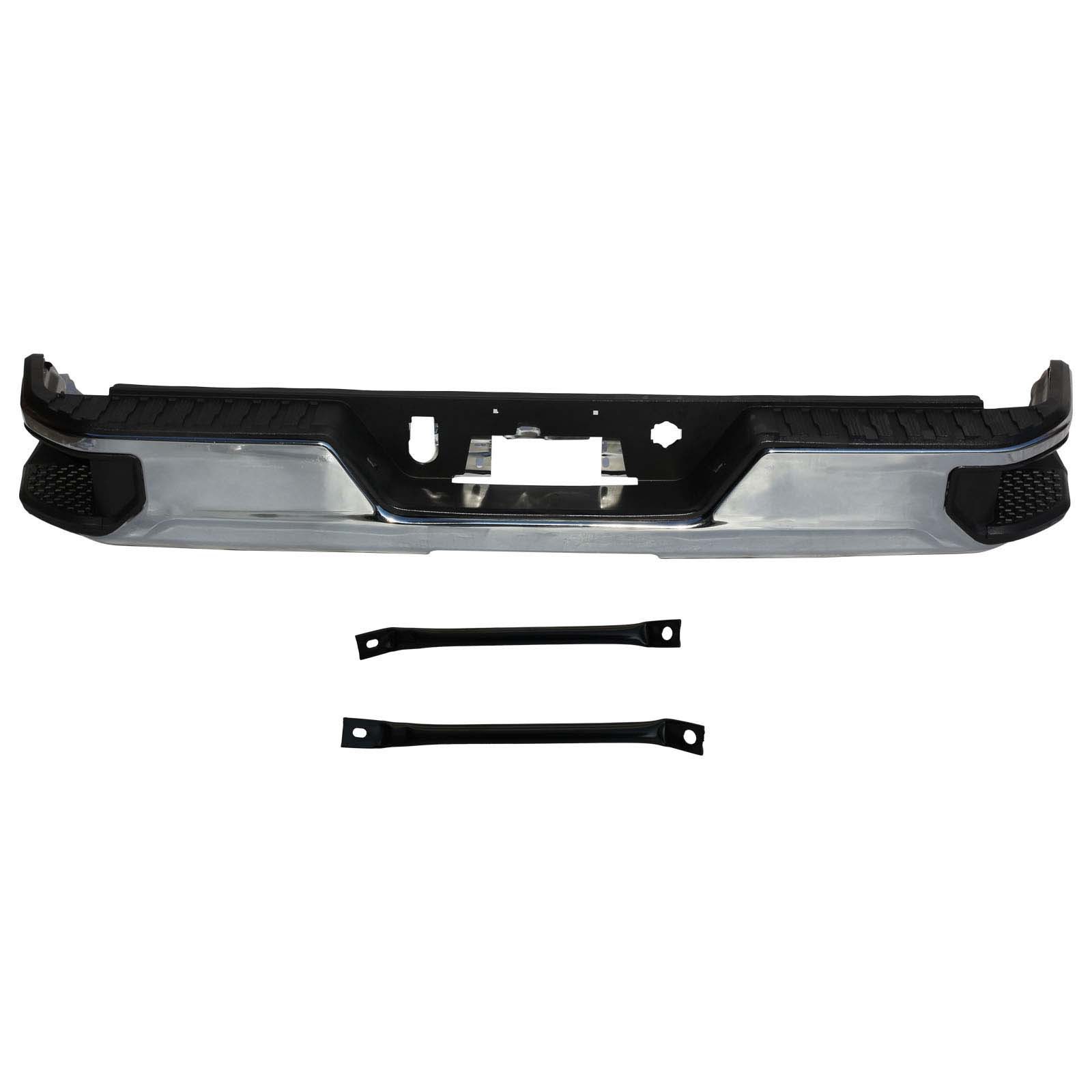 Para parachoques traseros de Chevrolet 19 - 22 Silverado Solod original galvanizado sin agujeros