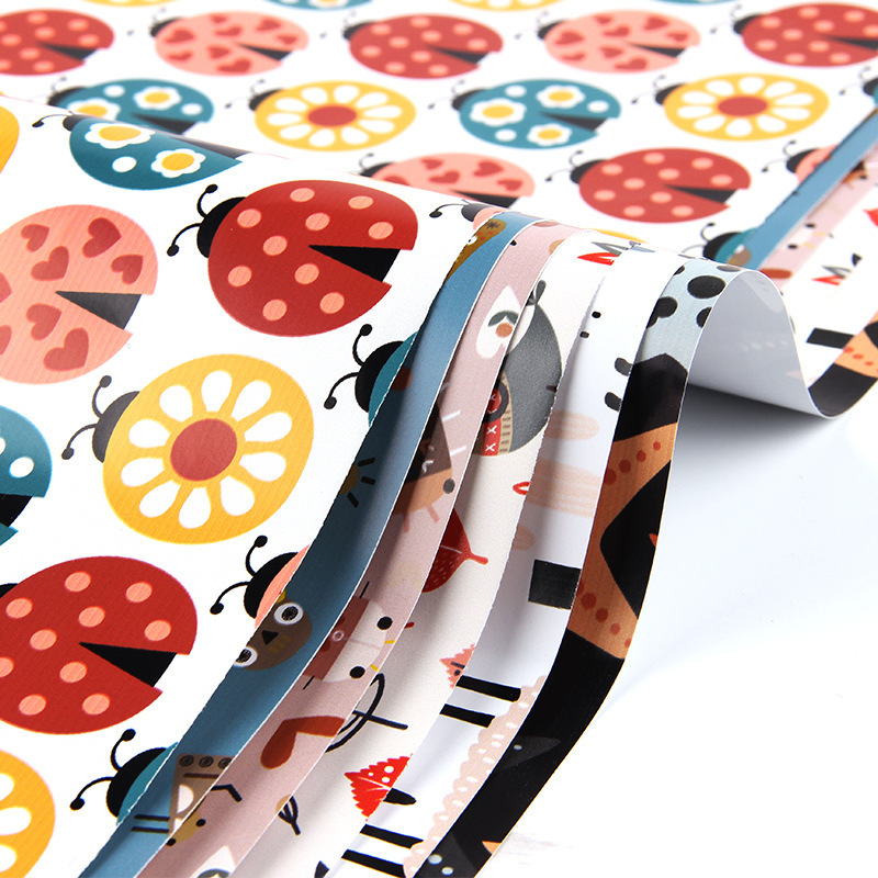 Papel de Regalo de Cumpleaños con Dibujos Animados de Amazon, Papel de Regalo con Animales, Papel de Envolver para Juguetes Infantiles, Papel para Cubiertas de Libros, Venta al por Mayor