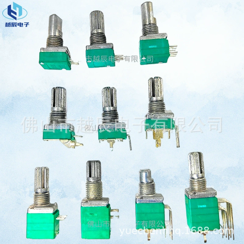 Образец потенциометра, микшерный фейдер, скользящий реостат, специально разработанный для различных бытовых приборов, микшер аудиоусилителя