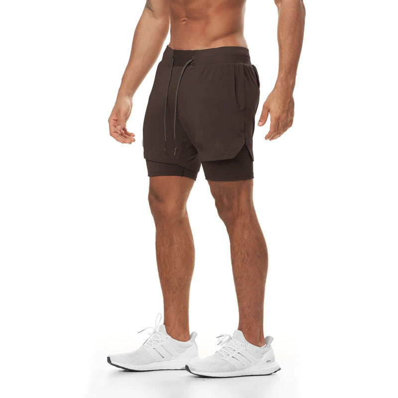 231g Weight Knee Length Pants Length Chemical fiber blending, Polyester Fabric Type Casual Pants, Shorts Pants Type Fitness, Gym Occasion Quick Dry Function Skinny Fit Type Solid Color Pattern Men's Gender Sports Style Men's Fitness Gym Sports Solid Color Knee Length Casual Pants Shorts 无