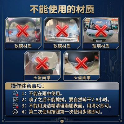 for battery-powered vehicle canopies, Automotive glass defogging agent