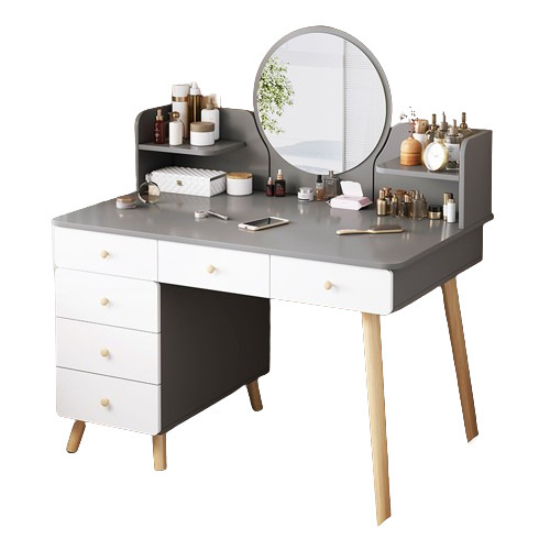 Mayorista personalizado mesas de tocador mesas de cabezal de cama en una mesas de maquillaje mesas de maquillaje de dormitorio mesas de maquillaje de estilo de crema