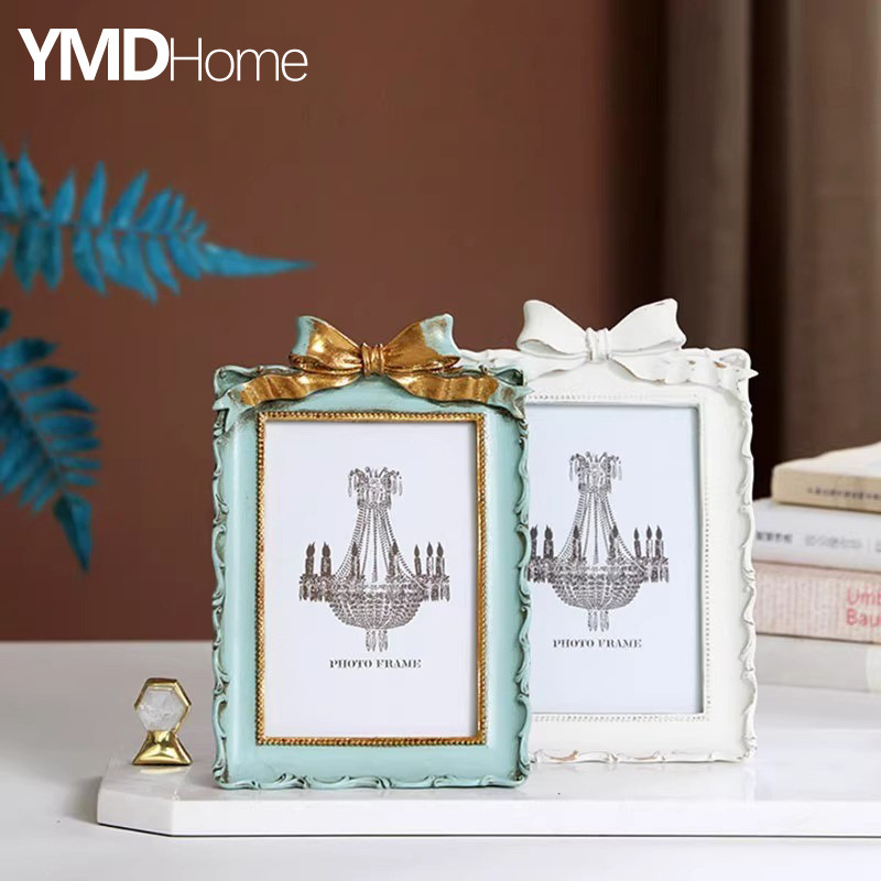 Amazon French-Style Vintage Carved Photo Frame European Retro Resin Double-Layer Relief Oil Painting Frame Background Wall Decoration Set