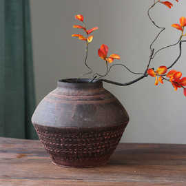 ✅新中式古典陶瓷花瓶客厅摆设落地瓶干花花瓶博古架禅意装饰品摆