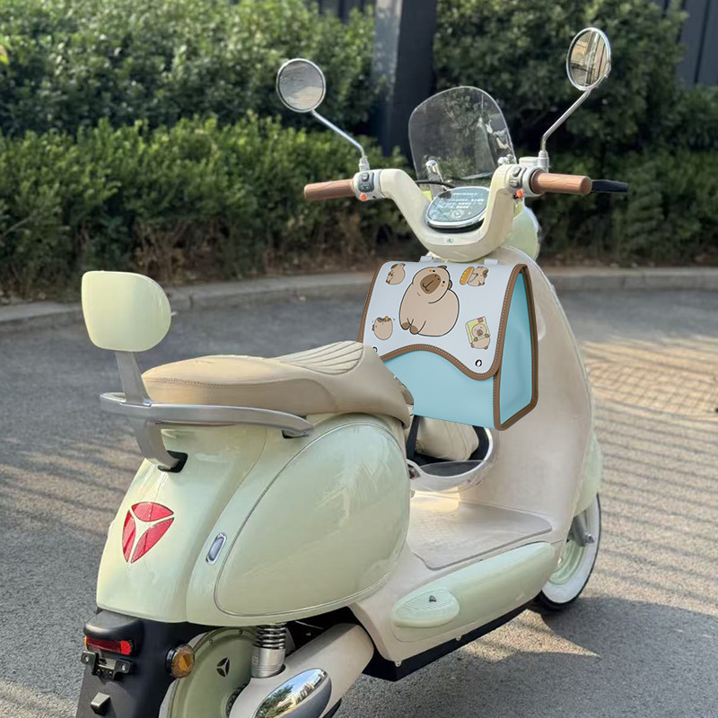 Electric Vehicle Front Hanging Bag, Motorcycle Bicycle Raincoat Bag, Large Capacity Storage Hanging Bag, Off-Road Rear Trunk