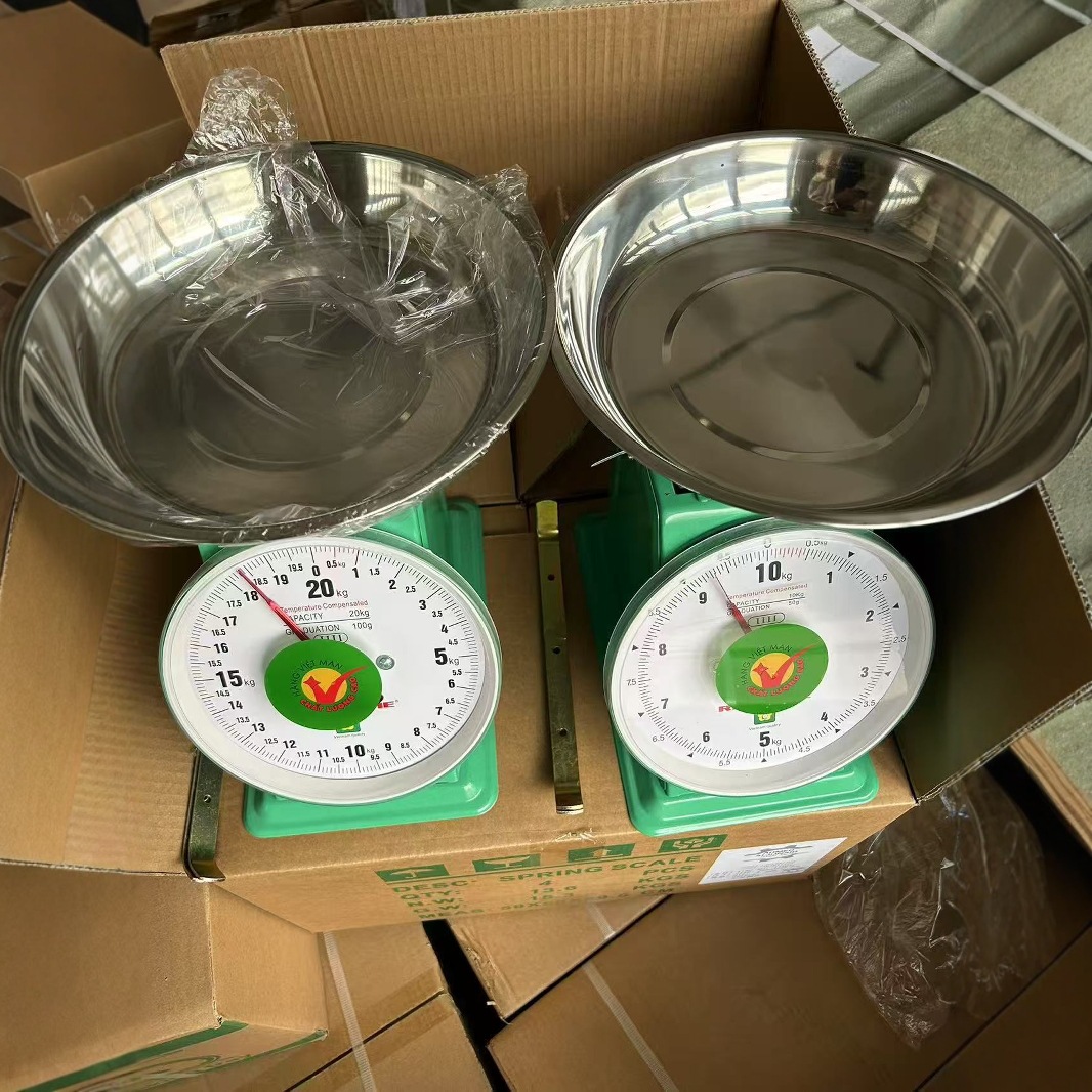 Báscula mecánica de disco de grado de resorte 2025 Báscula de disco antigua de 10kg Báscula de disco pequeña para el hogar en inglés