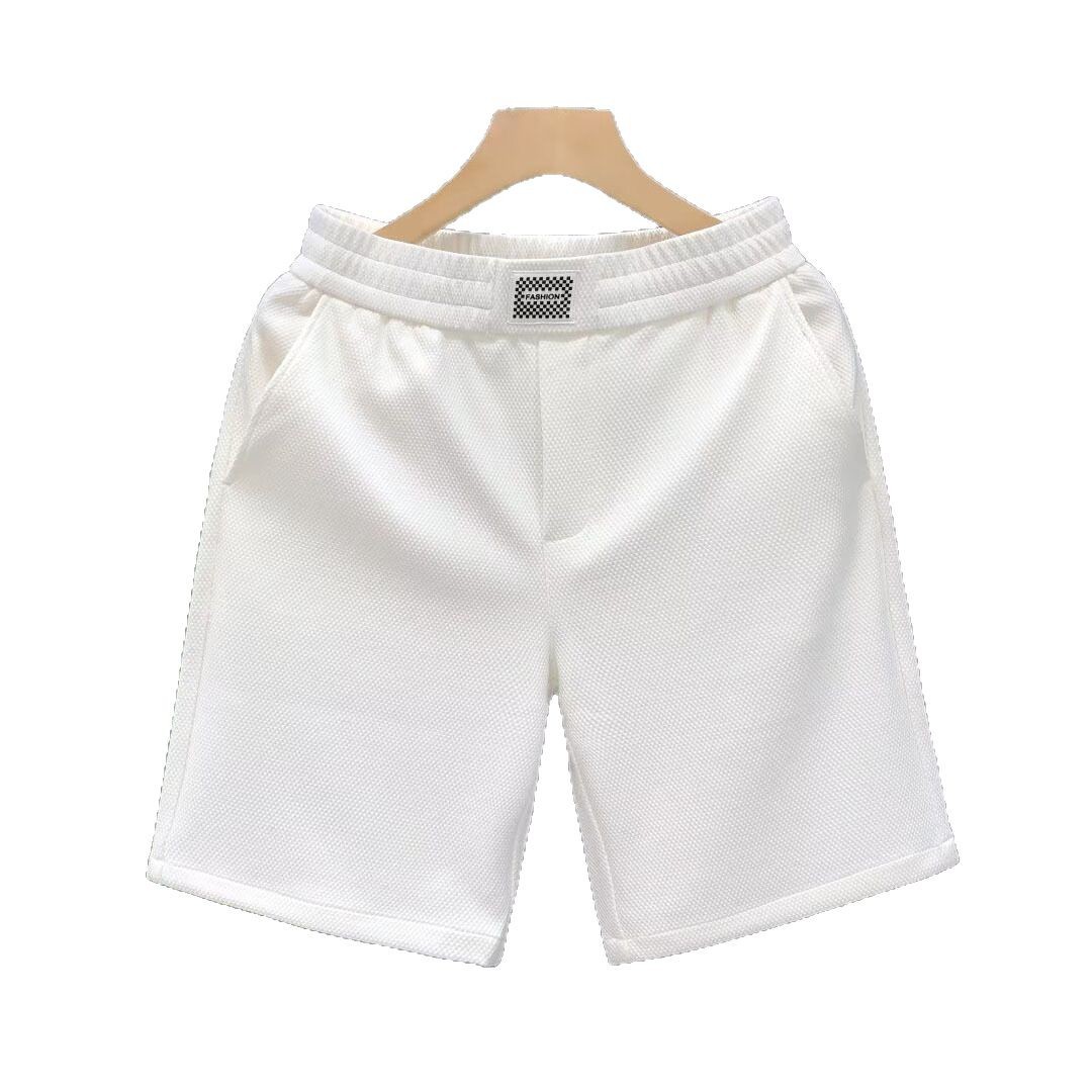 Pantalones cortos casuales de todo fósforo, pantalones de traje para hombre, pantalones de gofres de negocios, pantalones grandes rectos, comercio exterior transfronterizo de verano al por mayor