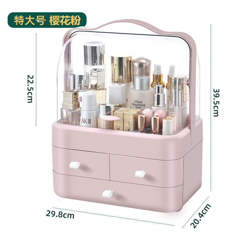 Internet Celebrity Cosmetics Storage Box Drawer Dust-Proof Storage Rack Desktop Finishing Box Skin Care Dressing Table