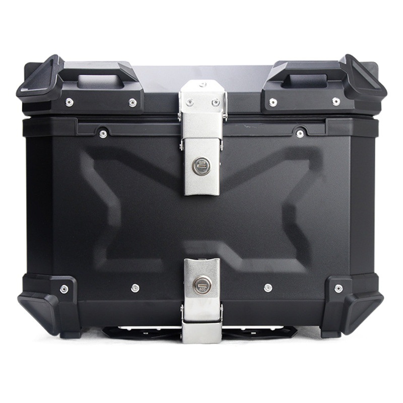 Caja de cola de motocicleta de desmontaje rápido 28L45L55L65L80L100L caja lateral de aluminio caja de respaldo impermeable tres cajas
