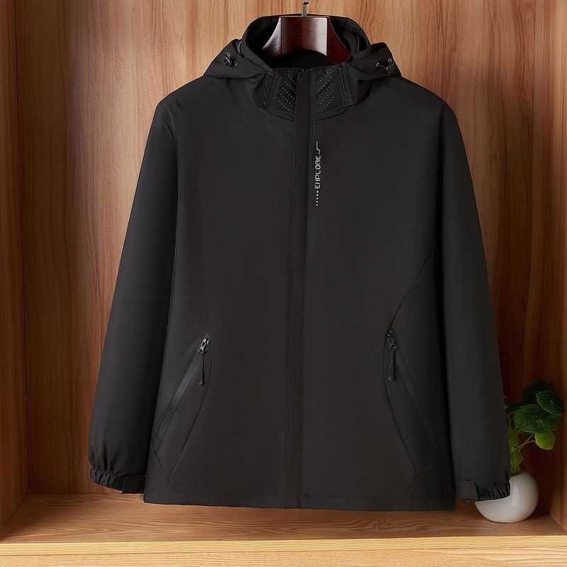 冲锋衣logo三合一可拆卸两件套户外防风防水工作服装刺绣跨境热销|undefined