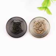 麻点花型盖胶手缝扣金属钮扣衬衣扣子毛衣针织纽扣旭中服装辅料